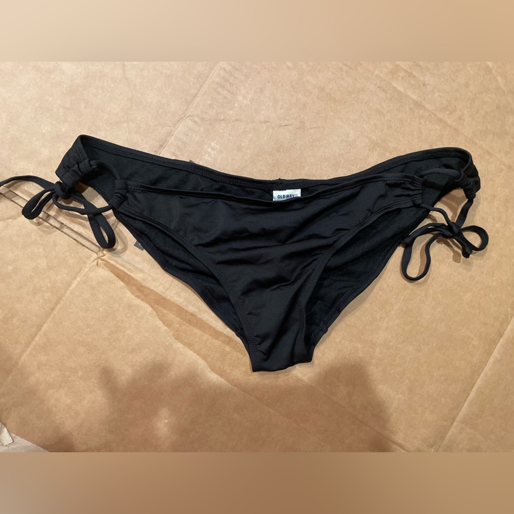 Old Navy Black Bikini Bottoms Size Medium